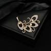 Gold & Diamond Vintage Butterfly Brooch - Versatile Women's Pin Jewelry
