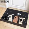 Cartoon Entrance Door Mat Floor Mat Household Bedroom Carpet Kitchen Bathroom Anti Slip Mat