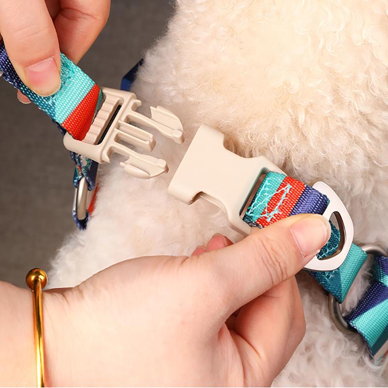 Set Vestă Ham pentru Câine și Lesă Ham Vestă pentru Animale de Companie Lesă Ajustabilă pentru Câine Ham Respirabil pentru Animale de Companie pentru Câini Mici Mijlocii Accesorii pentru Animale de Companie