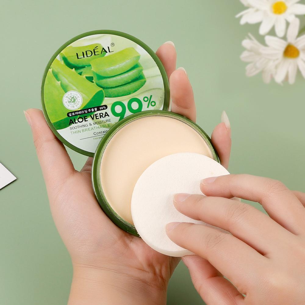 99 % Aloe Vera Feuchtigkeitscreme, Gesichtspuder, glatte Grundierung,  gepresstes Puder, Make-up, Concealer, Porenabdeckung, Aufhellung,  Aufhellung, Kosmetik gnstig kaufen  Preis, kostenloser Versand, echte  Bewertungen mit Fotos  Joom