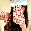 Strawberry With Apple Chain Case For Motorola EDGE 50 FUSION Ultra G05 G22 G84 G34 E22 G14 G35 G52 G54 G75 G60 G30 G15 G53 G24