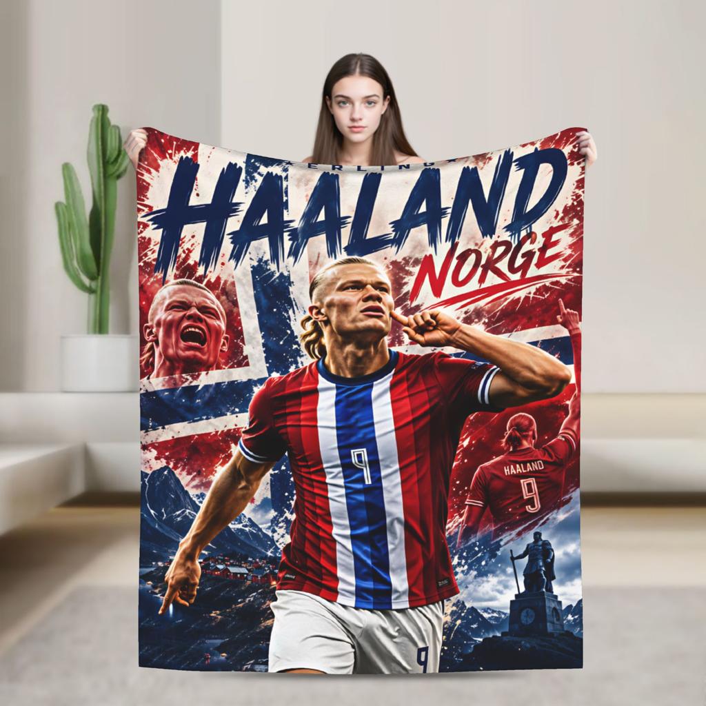 Weiche Decke Picknick H-haaland 9 Bettwäsche Überwürfe Flanell Tagesdecke für Couch Sessel Sofa Bett Neuheit Sofa Bett Überzug