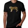Orange Tiger with Black Stripes TShirt Trend Art Print TShirt