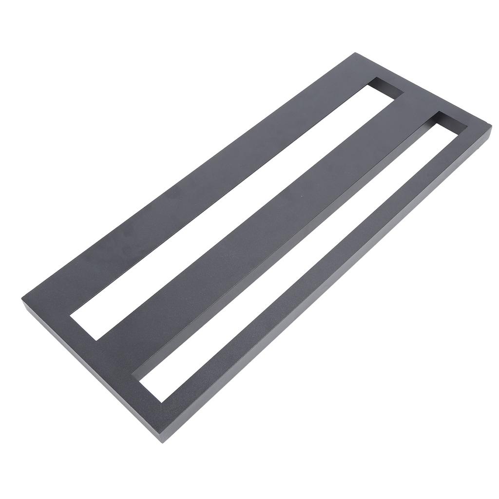 Guitar Pedal Board 50x20cm Aluminum Alloy Rubber Non Slip Ergonomic Effect Pedalboard