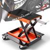 Motorcycle Scissor Jack Lift 499.5 Kg Wide Deck Hoist Stand for ATVs Bike