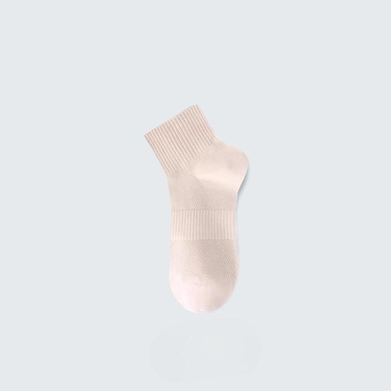 Summer Lightweight Mesh Breathable Sweat-absorbing Socks for Children, Short-tube Sports Pure Cotton Socks