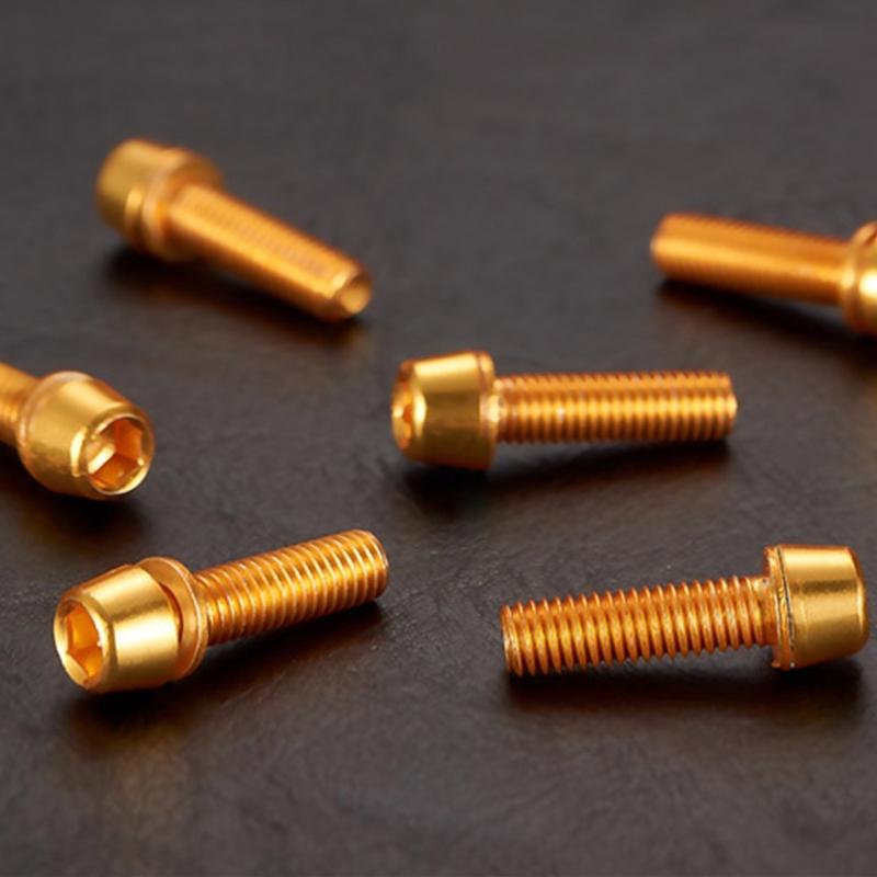6pack Bike Brake Calipers Bolts Stainless Steel Screw Calipers Screws Retainers for Accessory Mounting