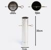 Heat-Resistant Outdoor Tent Stove Chimney Kit with Spark Arrester & Storage Bag
