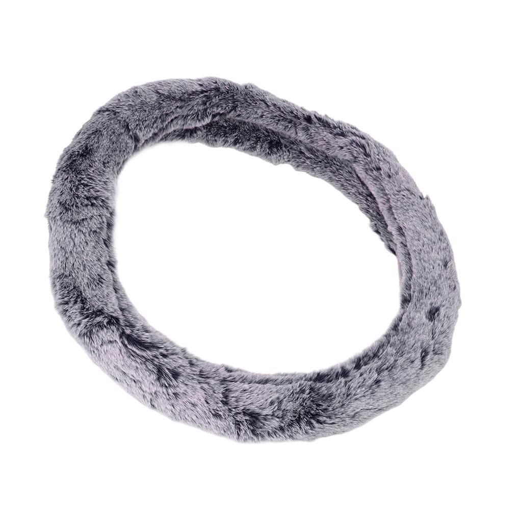 15 Inch Steering Wheel Cover Imitation Wool Plush Auto Steering Wheel or Interior Accessory for Men Women