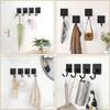AAAF Self-Adhesive Hooks Heavy Duty Wall And Door Hooks For Hanging And Kitchen Hallway