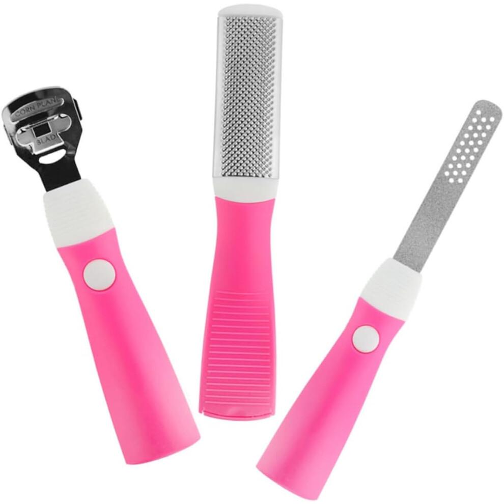 1set Pedicure Tool Kit Multi-purpose Foot File Exfoliator for Dead Skin Removal Callus and Corn Remover