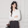 Women's V-Neck Wrinkle-Free Chiffon Blouse