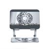 Desktop Laptop Stand 360° Rotatable Metal Tablet Cooling Stand with Folding Fan Radiator Support Lift Anti-skid