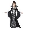 Girls Size 4-12Y Witch Cosplay Costume Black Color Cosplay Dress Gown  Cosplay Events