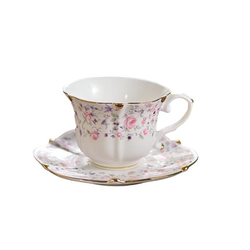 200ML Ceramic Mug Saucer Retro Afternoon Tea Coffee Cup Saucer Sets Couple Cup Set Home Creative Drinkware Mugs New Home Gift