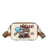 New Cartoon Women's Bag, Simple Casual Small Square Bag, Contrasting Color Commuting Shoulder Crossbody Bag