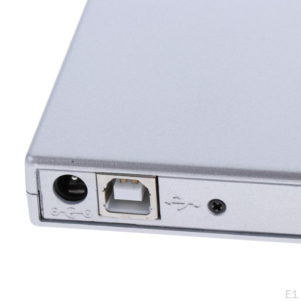 Black Laptop Protable USB 2.0 External Drive CD-RW Writer / Burner