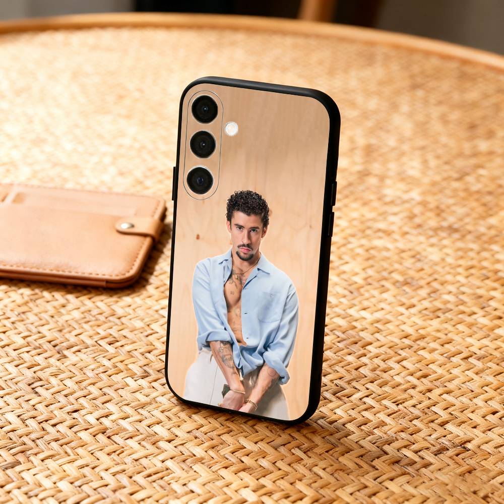 

B-Bad B-Bunny DtMF Phone Case For Samsung A73,A21s,A22,A31,A32,A52,A53,A71,A80,Soft Black Shell Samsung a21