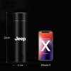 Car Smart Thermos Bottle With Temperature Display Coffee Cup Sticker For Jeep Renegade Wrangler Cherokee Compass Accessories