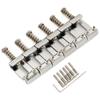 Musiclily Ultra Hardened Steel Vintage Bridge Saddles for Strat Electric Chrome of 10.8mm Guitar, (Set 6)
