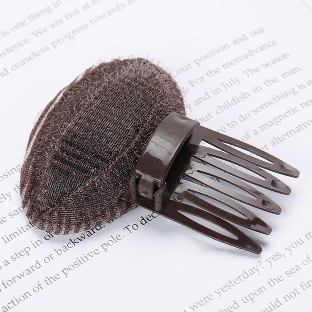 

Заколка для волос на лбу, невидимая пушистая губка, передняя линия роста волос, объемная основа, подушечка для волос, заколки-пучок для женщин, аксессуары для самостоятельной укладки кофейный