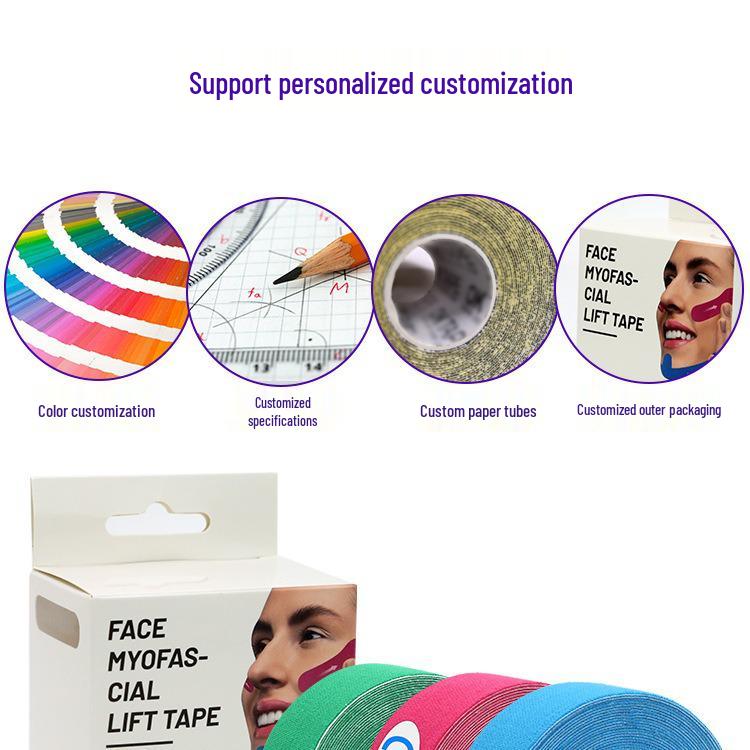 Myofasziales Lifting Gesicht & Hals Anti-Falten Band und Aufkleber