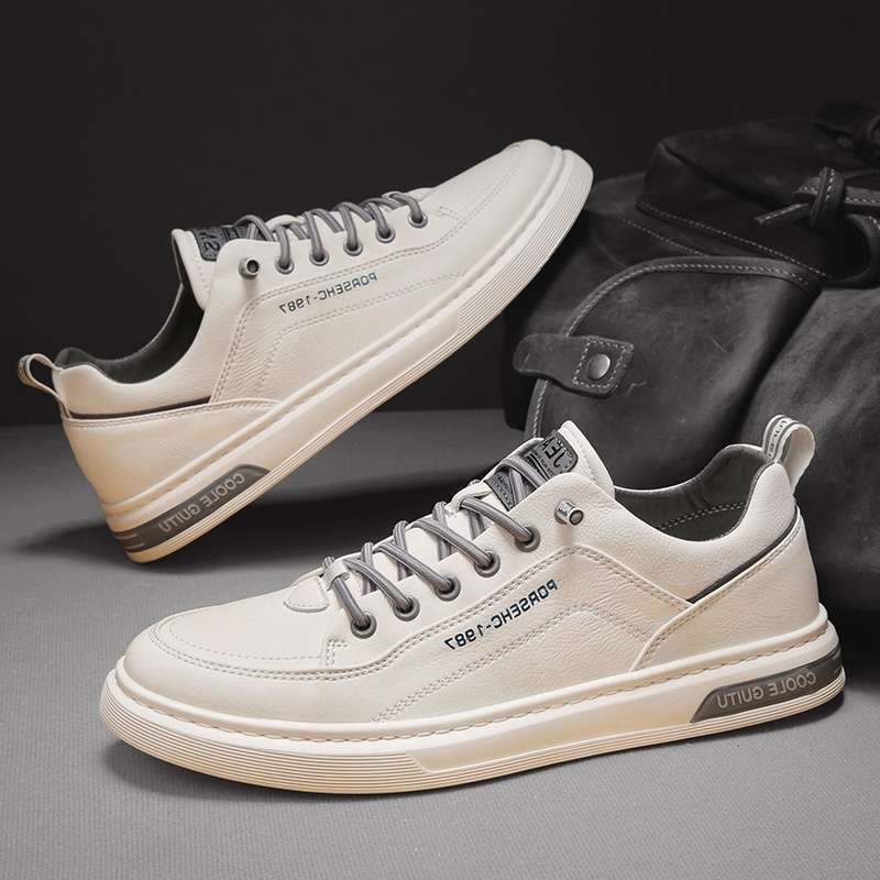 

Men s shoes summer 2025 new breathable little white shoes versatile trend dad shoes men s thick-soled heightening sneakers 44