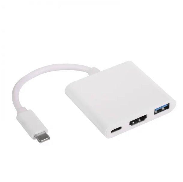 Solit.me Akyga Ak-Ad-57 Hub Usb Type C / Usb / Usb Type C / Hdmi Size 3.0