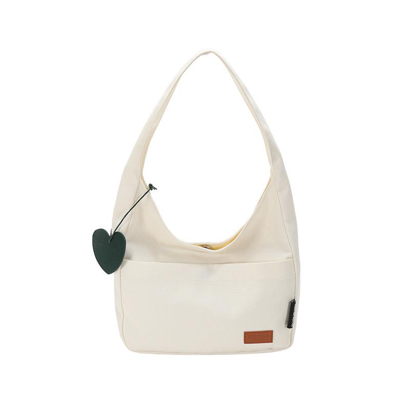 

Новая стильная и простая холщовая сумка с зебровым принтом, повседневная большая вместительная сумка через плечо, сумка для репетиторства для студентов слоновая кость