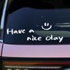 Happy Day Personalized Reflective Car Stickers for Rear Windshield or Doors