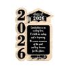 2026 Abschluss-Fotorahmen Holz-Schreibtischdekoration