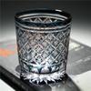 Japanese Edo Kiriko Hand-carved Crystal Whiskey Glass