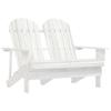 Vidaxl 2-Seater Adirondack Garden Chair, Fir, White