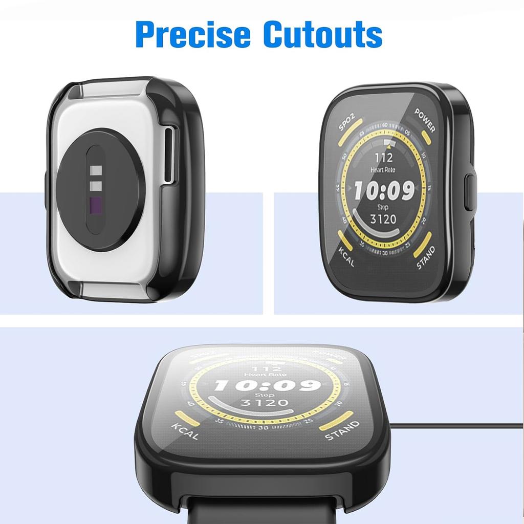 Plating Soft Silicone Case For Amazfit Bip 5 Smart Watchband Screen Protector Bumper Shell for Huami Amazfit Bip5 Cover