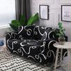 S -Emiga Geometric Printed Sofa Cover Sets For Living Room Flexible Elasticized Slipcover Sectional Corner Sofa Covers 1 /2 /3 /4 -Seater