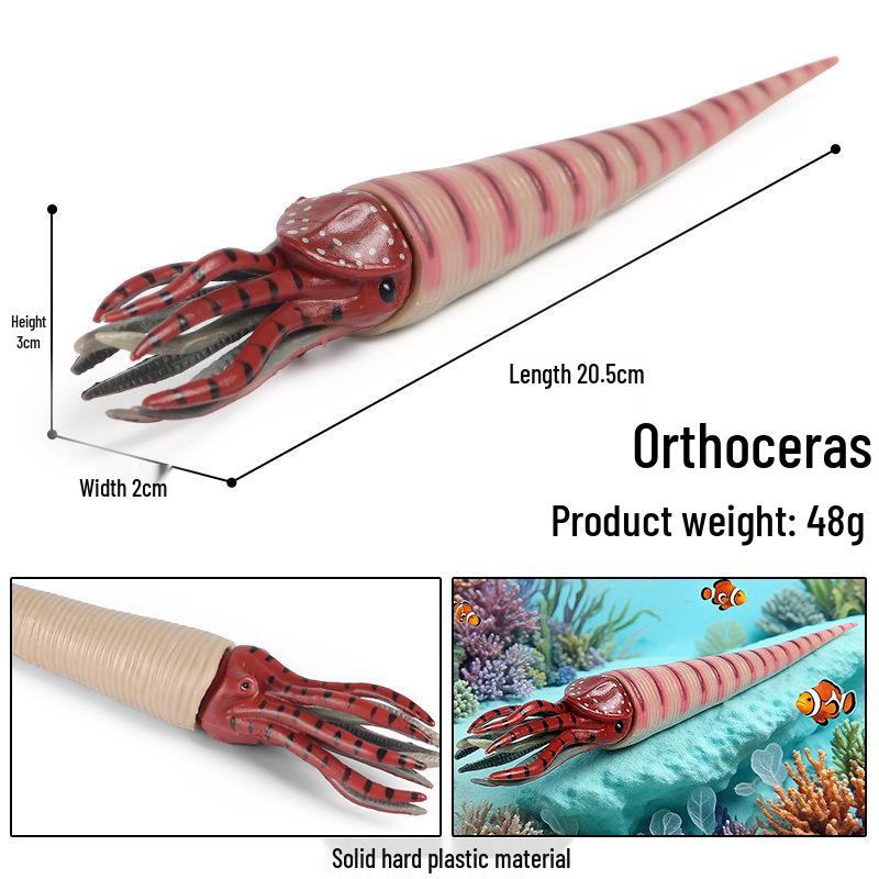 Marine Life Toy Set: Squid, Octopus & Jellyfish Figurines for Kids