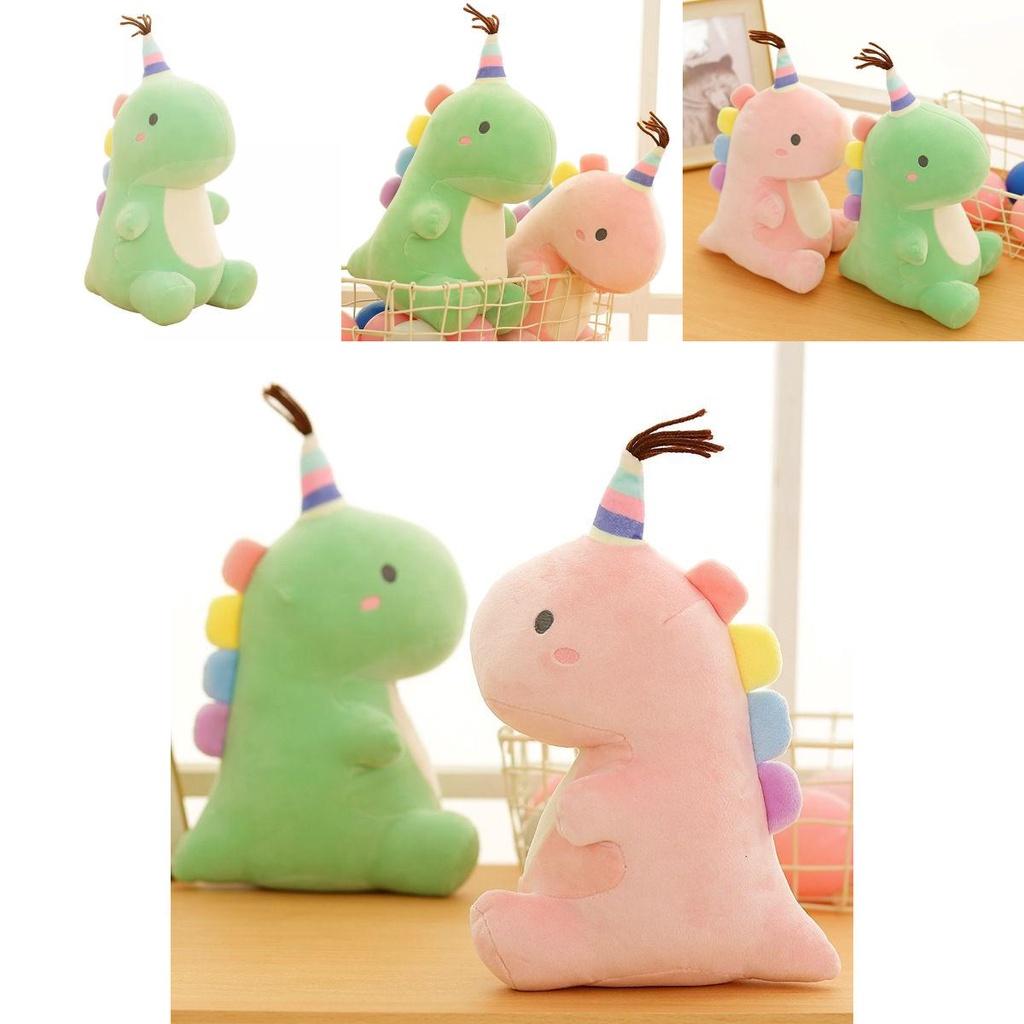 Adorable Cute Dinosaur Plush Toy Soft Pillow Ideal Stuffed Animal For Kids Fun