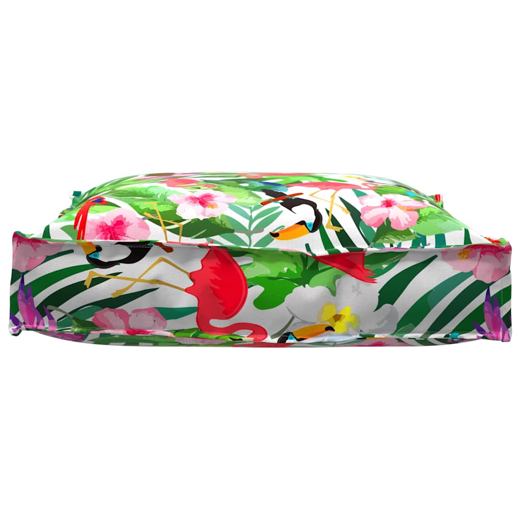 Floral Multicolor Cushion 70 x 70 x 12 cm Oxford Fabric