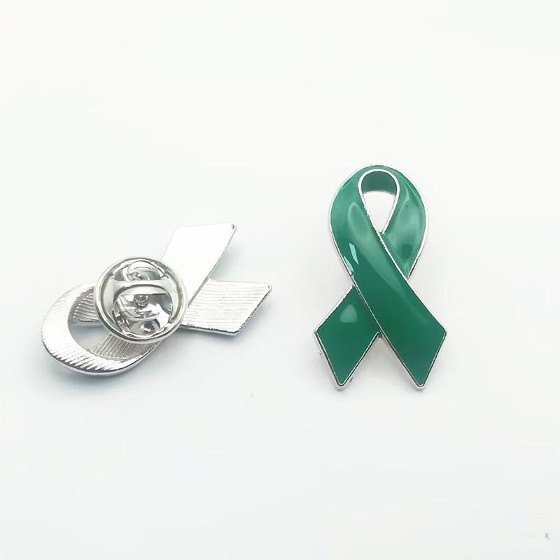 Promotional Red Ribbon Metal Badge for Breast Love Public Welfare Activity - Cross-border Brooch Pin Jewelry