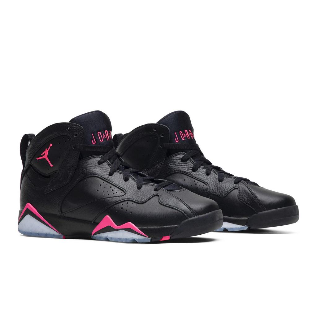 Air Jordan 7 Retro GG 'Hyper Pink' (Unisex) Black / Hyper Pink-Hyper Pink Kids' Basketball Shoes 442960 018
