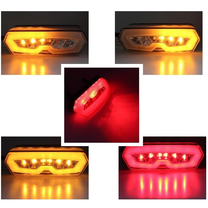 Motorcycle LED Brake Tail Light Running Turn Signals Lamp Integrated Lights For HONDA MSX /Grom 125 2013-2016 CB650F 2014-2015