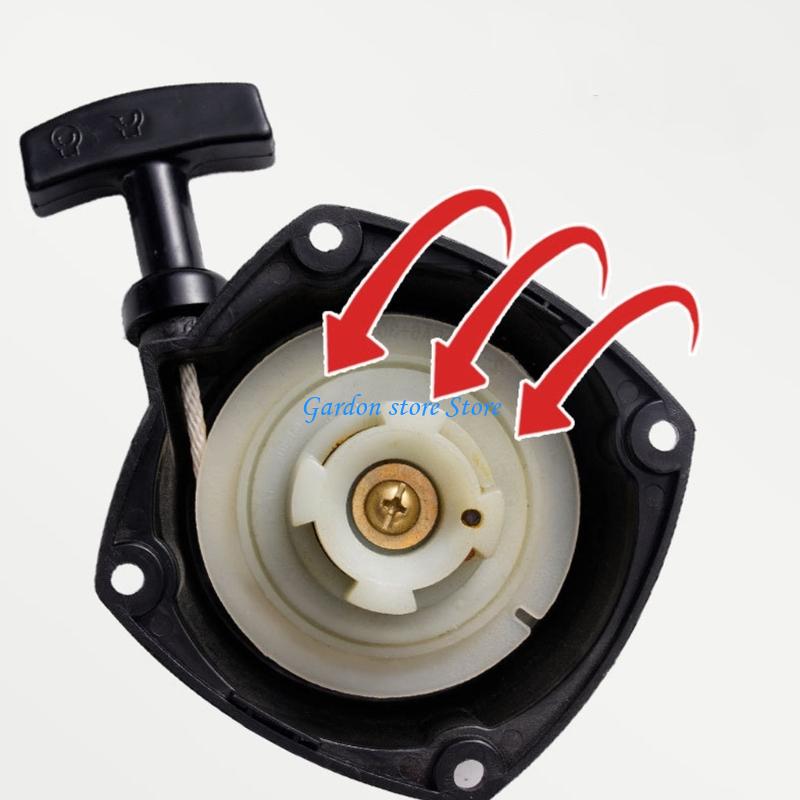 B0KB Heavy Duty Pull Starter Assembly for 43CC Garden Trimmer Engines 67mm Mounting