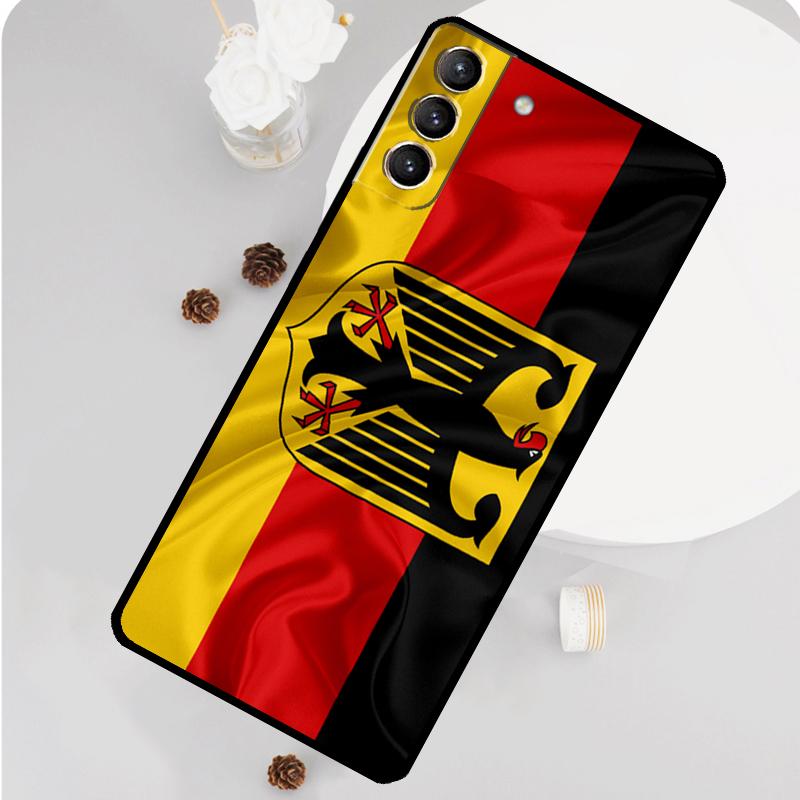 Deutschland Flagge Banner Hülle Für Samsung Galaxy S23 FE S20 S21 S22 Ultra S8 S9 S10 Plus Note 10 20 Ultra Weiche Hülle