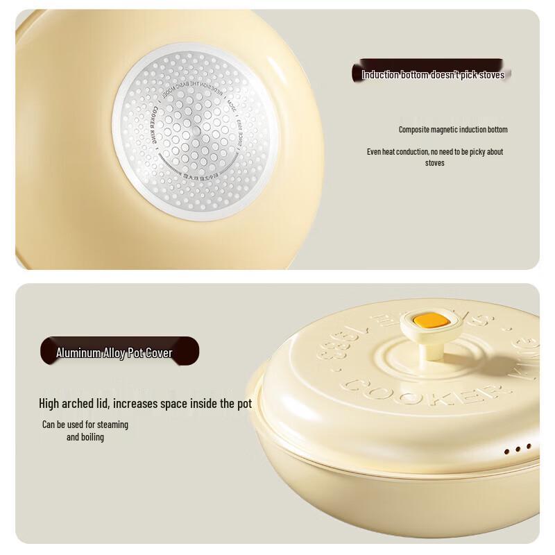 Chu Da Huang Glutinous Rice Ball 30cm Non-stick Wok