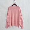 Women's Bow Jacquard Sweater Autumn/Winter Lazy Style Loose Warm Comfortable Hooded Knitted Sweater 3617