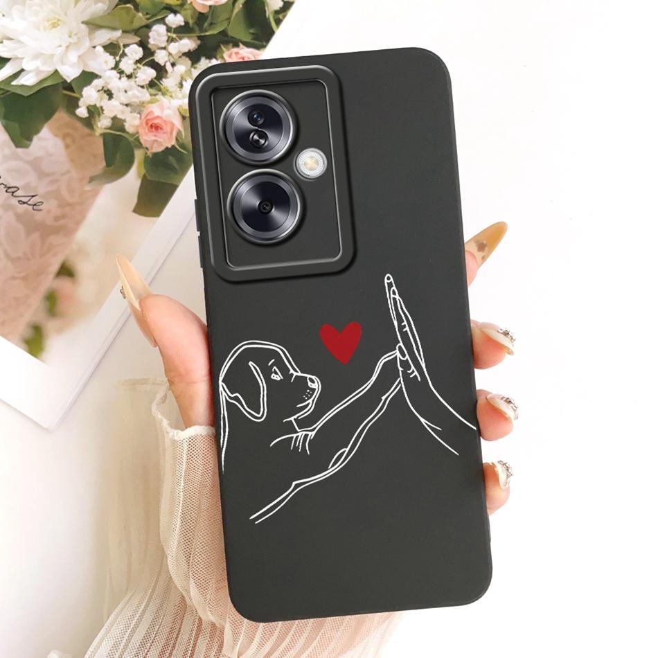 For OPPO A79 5G Cute Cat Flower Cartoon Phone Case For Oppo A79 CPH2553 CPH2557 Shockproof Soft Silicone Covers Bumper