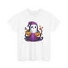 Spooky Ghost Graphic T-Shirt | Creepy Halloween Tee | Haunted Vibes Shirt