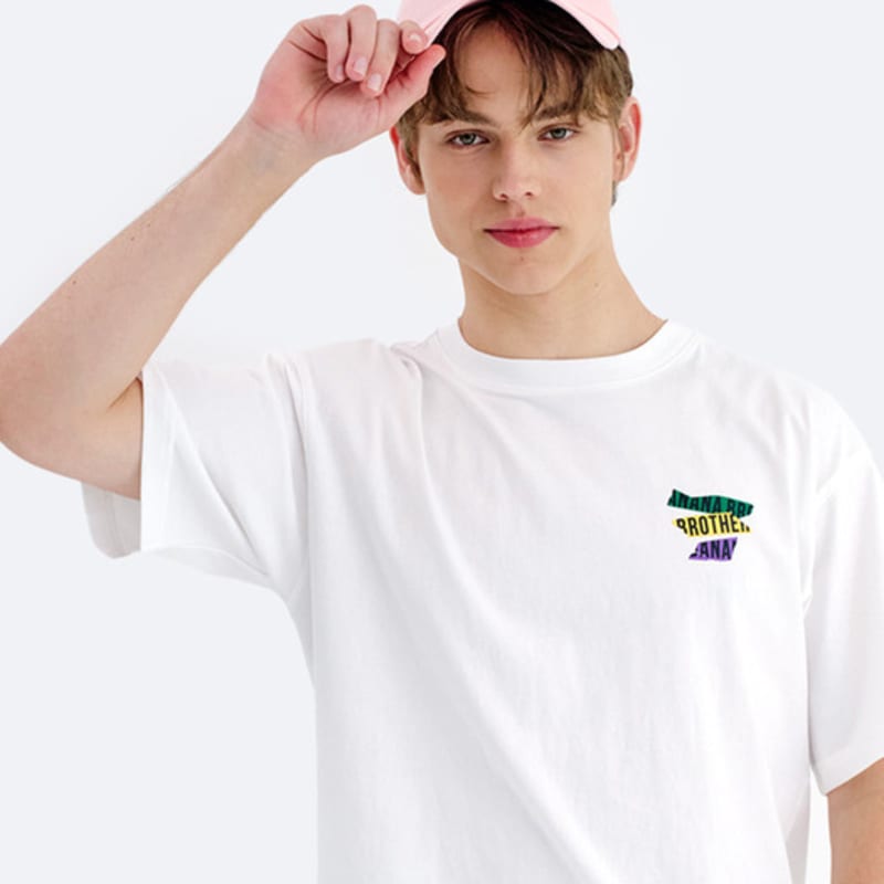 Bananasisters BANANA Lettering Pink Ball Cap