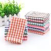 6Pcs 26x40cm Cotton Kitchen Tea Towels Absorbent Lint Free Catering Restaurant Plaid Cloth Dish Towels