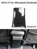 For Mitsubishi Outlander 2016-2024 Accessories Car Interior Decoration Carbon Fiber Style Windows Control Panel Gear Stickers